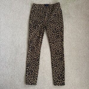 J Crew Leopard  Print Jeans